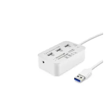 Usb3.0 Hub 3*Usb3.0 + Ms + Sd + M2 + Tf 20Cm Beyaz HDX7028