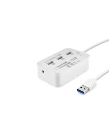 Usb3.0 Hub 3*Usb3.0 + Ms + Sd + M2 + Tf 20Cm Beyaz HDX7028