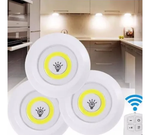 Uzaktan Kumandalı Yapışkanlı Led Spot Lamba WT-364