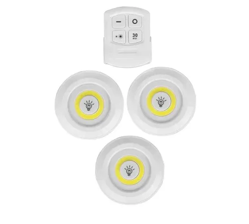 Uzaktan Kumandalı Yapışkanlı Led Spot Lamba WT-364