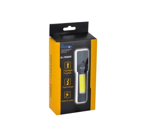 Uzun Menzilli EL Feneri Mıknatıslı Wt-602