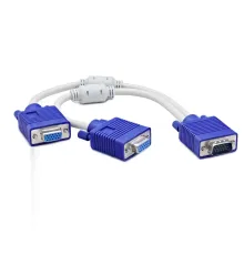 Vga To 2 * Vga F Y Kablo 30Cm Beyaz HDX7753
