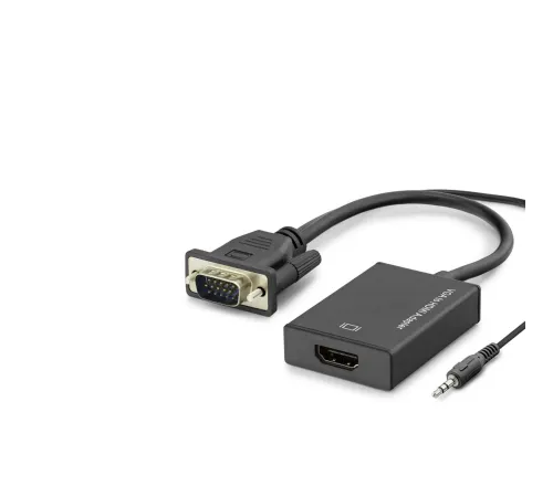 Vga To Hdmı F Çevirici + Audıo 1080P Siyah HDX7794