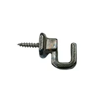 Vidalı Kanca, Askı Küçük - 15x18mm, Nikel - 1 Adet