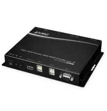 Video Wall 4K/60 HDMI & USB over IP Receiver with PoE