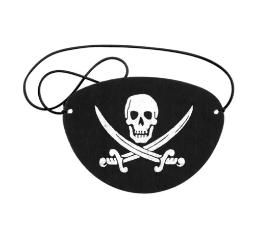 Vinleks Deri Korsan Göz Bandı Göz Maskesi Lastikli