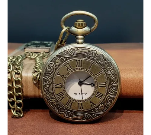 Vintage Tasarım Köstekli Saat