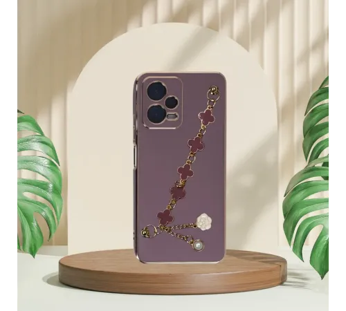 XİAOMİ REDMİ NOTE 12 PRO PLUS 5G ELÇEK ŞANZELİZE KILIF LİLA