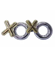 Xoxo Yazılı Yılbaşı Partisi Gözlüğü Gümüş Renk