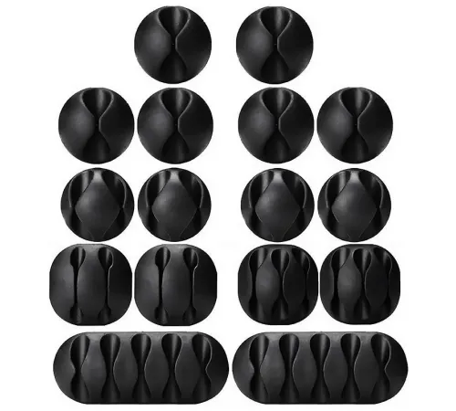 Yapışkanlı Kablo Sabitleyici Düzenleyici 16 lı Paket