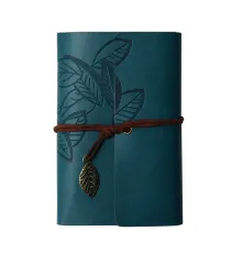 Yaprak Desenli Deri Defter