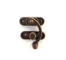 Yay Gözü, Ahşap Kutu Klipsi - Büyük 37x45 mm, Antik, 100 Adet