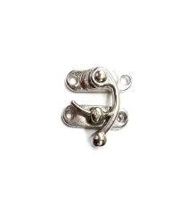 Yay Gözü, Tavla, Ahşap Kutu Klipsi - Minik 20x24 mm, Nikel, 1 Adet