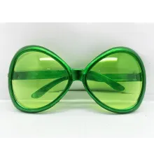 Yeşilçam Temalı Parti Gözlüğü Yeşil Renk 7x16 cm