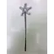 Yıldız Peri Asası Sihirli Değnek Beyaz Ponponlu