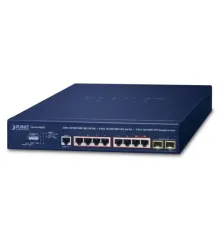 Yönetilebilir Switch (Managed Switch)<br>
6-Port 10/100/1000T IEEE 802.3at/af PoE+ Injector  (Port 1 ile 6 arası) (Port başına 30.8 watt)<br>
2-Port 10/100/1000T IEEE 802.3bt PoE++ Injector (Port 7 ve 8) (Port başına 802.3bt modunda maksimum 9