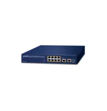 Yönetilemeyen Gigabit PoE Switch (Unmanaged Gigabit PoE Switch)<br>
8 x 10/100/1000BASE-T 802.3at/af PoE+ Injector port<br>
2 x 100/1000/2500BASE-T 802.3at/af PoE+ Injector port<br>
1 x 10GBASE-X SFP+<br> 
120 Watt PoE Güç Bütçesi