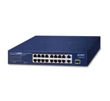 Yönetilemeyen Switch (Unmanaged Switch)
16 x 10/100TX IEEE 802.3at/af PoE+ Injector (Port-1 ile Port-16 arası) (Port başına 30.8 watt) (PoE Güç Bütçesi maks. 185 Watt)
2 x 10/100/1000T (Port-17 ve Port-18)
1 x 1000BASE-SX/LX/BX SFP arayüz (Port-17 ile pay