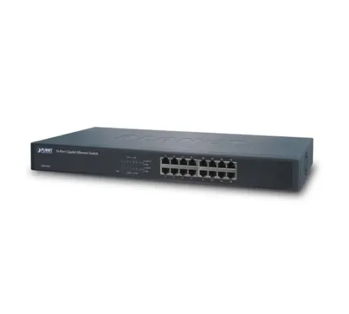 Yönetilemeyen Switch (Unmanaged Switch)<br>
16 Port 10/100/1000Base-T