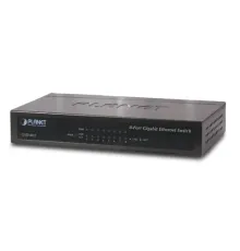 Yönetilemeyen Switch (Unmanaged Switch)<br>
8-Port 10/100/1000Base-T<br>
Harici güç adaptörü