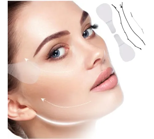 Yüz Kaş Göz Boyun Gerdirme Bantları ve Lastikleri (10 Adet)