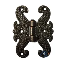 Zamak Menteşe - Büyük, 50x67mm, Oksit, 1 Adet