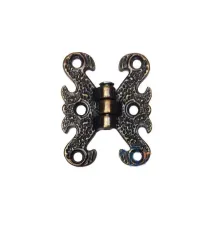 Zamak Menteşe - Küçük, 30x40mm, Oksit, 1 Adet