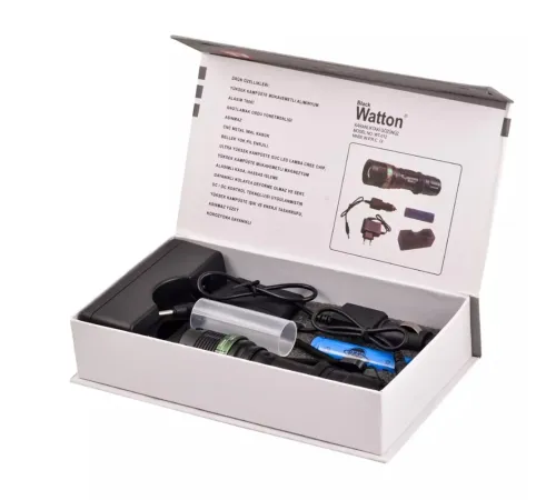 Zoomlu Oto Şarjlı EL Feneri Wt-012