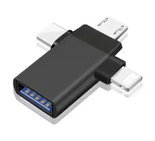 ZR172 Siyah T Otg Çoğaltıcı Aparat