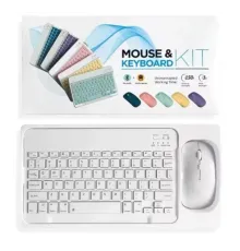 ZR20Km Beyaz Kablosuz Klavye Mouse Set