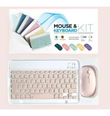 ZR20Km Pembe Kablosuz Klavye Mouse Set