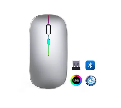 ZR215 Cba100 Rgb Gümüş Şarjlı Mouse