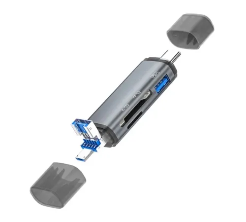 ZR286 Ads307 3 In 1 Type-C Card Reader