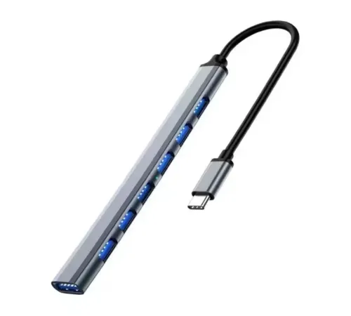 ZR289 Ads 303/C Type-C 7 Port Metal Usb Hub
