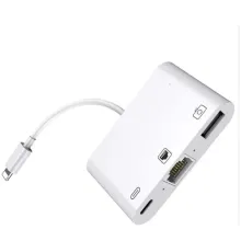 ZR461 Nk107 Lightning Çoklu Ethernet Adaptör