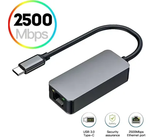 ZR621 Type-C Gen1 2,5G Ethernet Çevirici