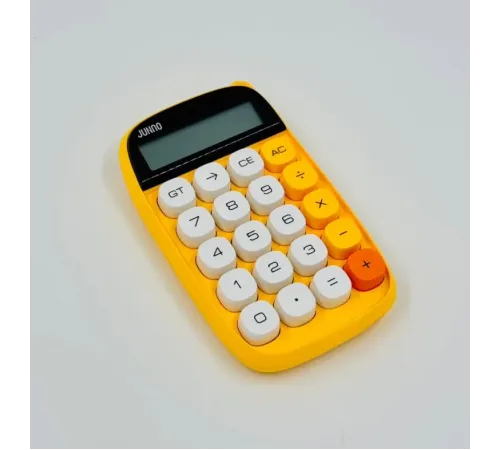 ZR734 Jn-660 Junno Sarı Hesap Makinesi