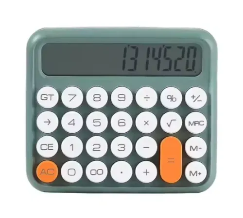 ZR741 Jn-800 Junno Yeşil Hesap Makinesi