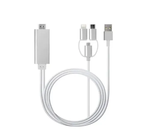 ZR778 L6-M3M Lightning Micro Type-C Hdtv Kablo