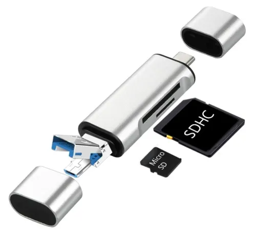 ZR825 Type-C Usb 3 İn 1 Card Reader