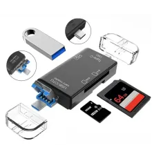 ZR826 Atud-05 6 İn 1 Otg Card Reader