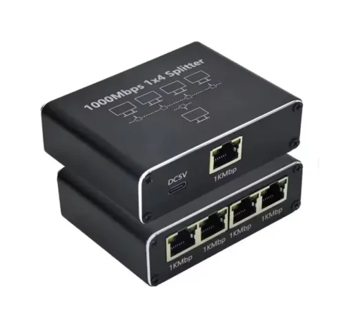 ZR889 Rj45 1To4 Gigabit Splitter