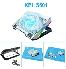 ZR924 S601 Tek Fanlı Rgb Metalik Laptop Soğutucu