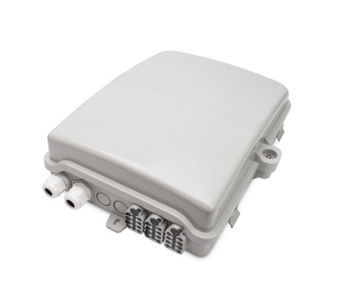Digitus Dış Mekan FTTH Dağıtım Kutusu, 24 LC/Duplex, 24 SC/Simplex Coupler için, IP65, Gri Renk, 90x254x322mm<br>Digitus FTTH Outdoor Distribution Box for 24 LC/Duplex, SC/Simplex Couplers, IP65, Grey Color, 90x254x322mm<br>