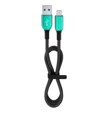 12 Watt 2.4A Usb-A To Lightning 1.2M Hızlı Şarj Kablosu Yeşil FC35