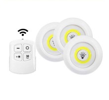 Kablosuz Uzaktan Kumandalı 3 lü Led Lamba Seti