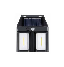 Rustik Ampul İkili Solar Duvar Aplik Güneş Enerjili Hareket Sensörlü