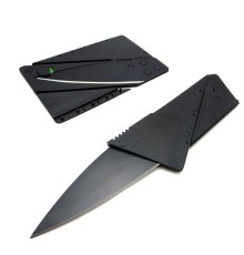 Portatif Katlanır Cüzdanda Taşınabilir Kredi Kartı Şeklinde Kamp Çakısı