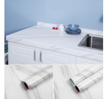 Açık Mermer Desenli Yapışkanlı Kaplama Kağıdı Büyük Boy 5 Metre