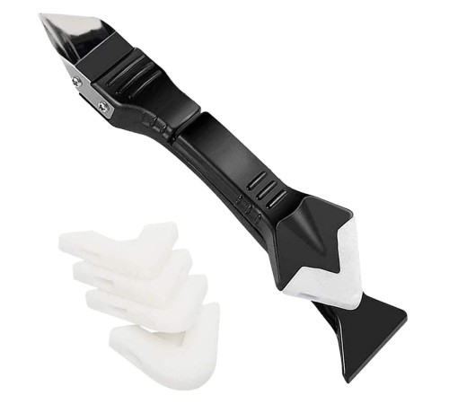 Fayans Derz Silikon Kazıyıcı Sıyırıcı Ve Uygulayıcı Aparat 3 ü 1 Arada